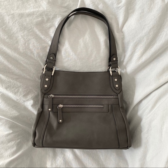 Grey Buckle Handbag | Rosanna - Picture 1 of 9